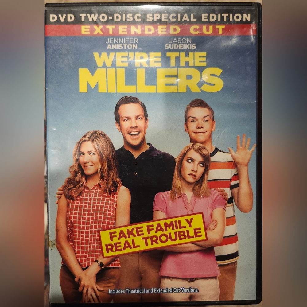Warner Bros. We're the Millers DVD - Yellow and Red Cover